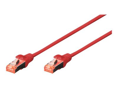DIGITUS Professional patch cable - 3 m - red, RAL 3020_1