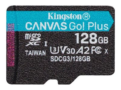 Kingston Flash-Speicherkarte Canvas Go Plus - microSDXC UHS-I - 128 GB_thumb