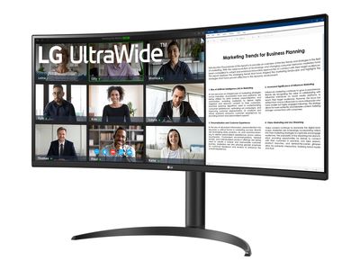 LG UltraWide 34WR55QK-B - LED-Monitor - gebogen - 86.42 cm (34") - HDR_thumb