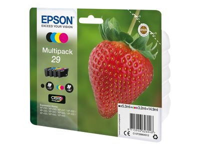 Epson 29 Multipack - 4er-Pack - Schwarz, Gelb, Cyan, Magenta - Original - Tintenpatrone_thumb