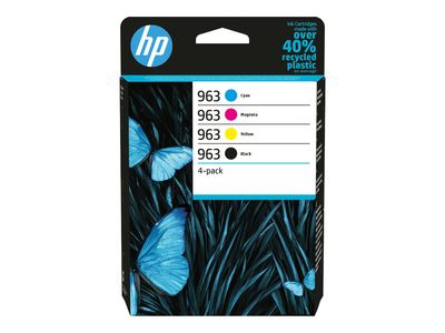 HP 963 - 4-pack - black, yellow, cyan, magenta - original - ink cartridge_1