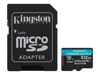 Kingston Canvas Go! Plus - flash memory card - 512 GB - microSDXC UHS-I_thumb