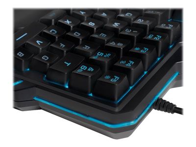 LogiLink RGB One Hand Gaming Keyboard - Black_5