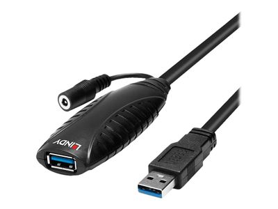Cable Lindy USB 3.0 Extension 10m Black_2