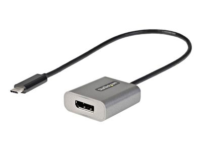 StarTech.com USB-C auf DisplayPort Adapter - 8K/4K 60Hz USB-C zu DisplayPort 1.4-Adapter Dongle - USB-Type-C auf DP Monitor Videokonverter - Funktioniert mit Thunderbolt 3 - 30cm Kabel (CDP2DPEC) - Videoadapter - 24 pin USB-C zu DisplayPort_thumb