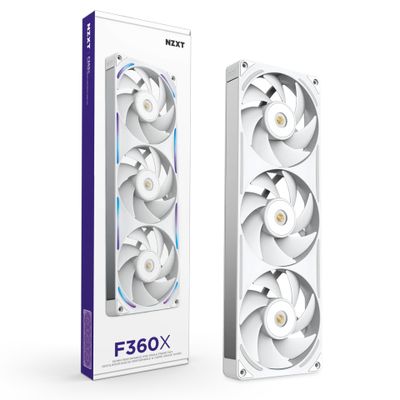Case Acc NZXT 360 Performance RGB Fan White_2