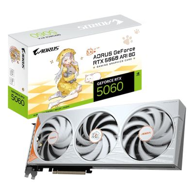 Gigabyte Grafikkarte AORUS GeForce RTX 5060 ARI 8G - 8 GB GDDR7 OC_thumb
