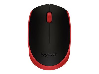 Logitech mouse M171 - red black_3