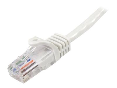 StarTech.com 1m White Cat5e / Cat 5 Snagless Patch Cable - patch cable - 1 m - white_2