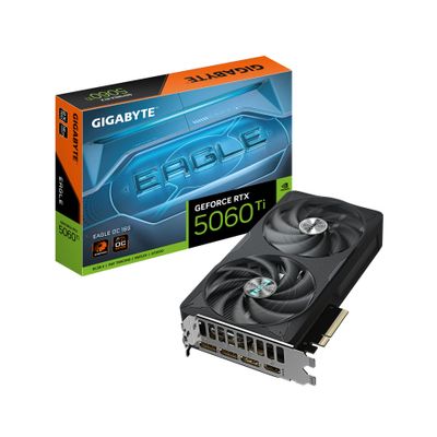 GIGABYTE GeForce RTX 5060 Ti EAGLE OC 16G Graphics Card - 16GB GDDR7, 128bit, PCI-E 5.0, 2617MHz Core Clock, 3 x DisplayPort, 1 x HDMI, GV-N506TEAGLE OC-16GD_thumb