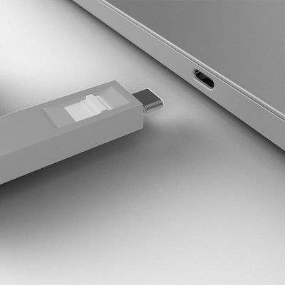 Lindy USB Type C Port Blocker Key - Pack of 4 Blockers, White_3