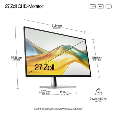 HP LED-Display Series 5 Pro 527pq - 68.6 cm (27") - 2560 x 1440 WQHD_8