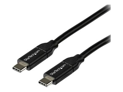 StarTech.com USB-C auf USB-C Kabel mit 5A Power Delivery - St/St - 2m - USB 2.0 - USB-IF zertifiziert - USB Typ C Kabel - USB Typ-C-Kabel - 2 m_1