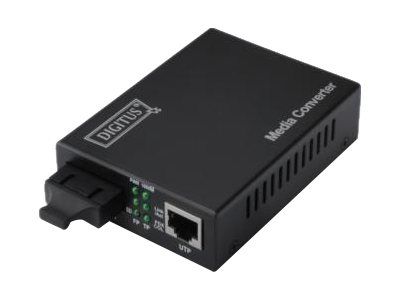 DIGITUS Professional DN-82120-1 - fiber media converter - 10Mb LAN, 100Mb LAN, 1GbE_thumb