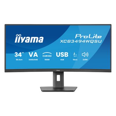 iiyama ProLite XCB3494WQSU-B1 - LED-Monitor - gebogen - 86.4 cm (34") - HDR_thumb