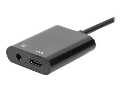 DIGITUS adapter cable - USB-C / USB-C und Klinkenstecker AK-300400-002-S - 20 cm_5