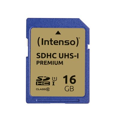 Intenso Premium - flash memory card - 16 GB - SDHC UHS-I_thumb