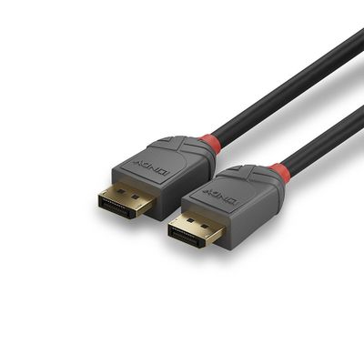 Lindy 36481 DisplayPort-Kabel 1 m Schwarz, Grau_5