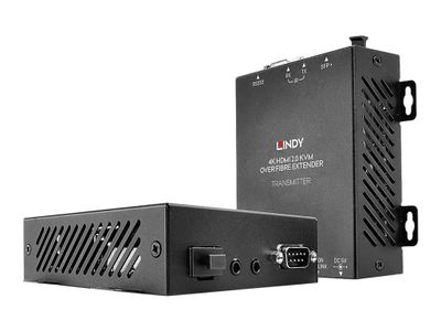 LINDY 300m Fibre Optic HDMI 18G & USB KVM Extender - Sender und Empfänger - KVM-/USB-Extender_1
