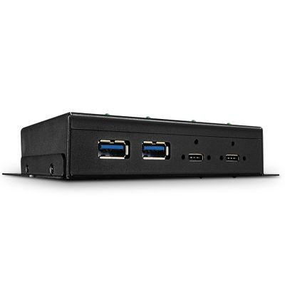 Lindy 43094 Schnittstellen-Hub USB 3.2 Gen 2 (3.1 Gen 2) Type-C 10000 Mbit/s Schwarz_thumb