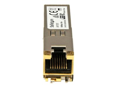StarTech.com HPE J8177C Compatible SFP Module - 1000BASE-T - 1GE Gigabit Ethernet SFP SFP to RJ45 Cat6/Cat5e - 100m - SFP (mini-GBIC) transceiver module - GigE_3