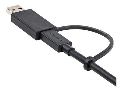 StarTech.com 1m USB-C Kabel mit USB-A Adapter Dongle - Hybrid 2-in-1 USB-C Kabel mit USB-A - USB-C auf USB-C (10Gbit/s - 100W PD), USB-A auf USB-C (5 Gbit/s) (USBCCADP) - USB Typ-C-Kabel - 24 pin USB-C zu 24 pin USB-C - 1 m_5