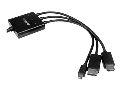 StarTech.com 2m 6 ft HDMI, DisplayPort or Mini DisplayPort to HDMI Converter Cable - HDMI, DP or Mini DP to HDMI Adapter Cable (DPMDPHD2HD) - video adapter - DisplayPort / HDMI - 2 m_1