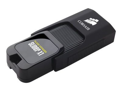 CORSAIR USB-Stick Voyager Slider X1 - USB 3.2 Gen 1 (3.1 Gen 1) - 128 GB - Black_thumb