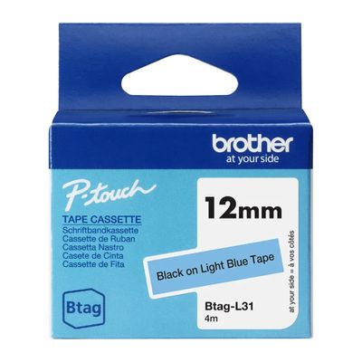 Tapes Brother BTAGL31 12MM BLACK/LIGHT BLUE TAPE_thumb