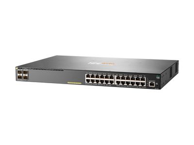 HPE Aruba 2930F 24G PoE+ 4SFP+ - Switch - 24 Anschlüsse - managed - an Rack montierbar_thumb