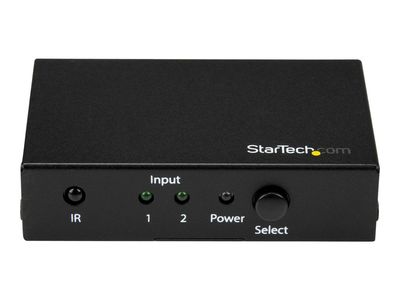 StarTech.com 2 Port HDMI Switch - 4K 60Hz - Supports HDCP - IR - HDMI Selector - HDMI Multiport Video Switcher - HDMI Switcher (VS221HD20) - video/audio switch - 2 ports_2