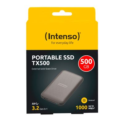 Intenso Externe SSD TX500 - 500 GB - USB 3.2 - Braun_3
