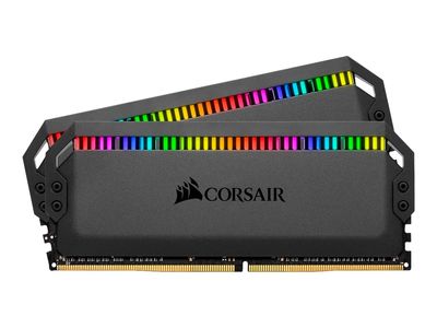 CORSAIR Dominator Platinum RGB - DDR4 - kit - 32 GB: 2 x 16 GB - DIMM 288-pin - 3200 MHz / PC4-25600 - unbuffered_1
