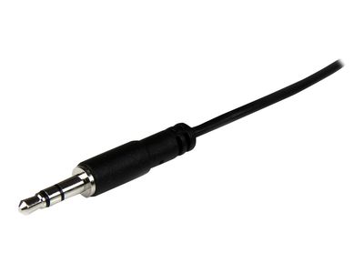 StarTech.com 2m Slim 3.5mm Stereo Extension Audio Cable - Male / Female - Headphone Audio Extension Cable Cord - 2x Mini Jack 3.5mm - 2 m (MU2MMFS) - audio extension cable - 2 m_1