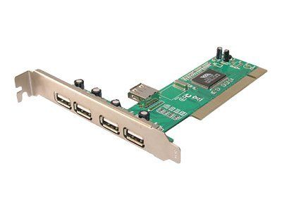 LogiLink PCI Card USB 2.0 4+1 Port - USB-Adapter - PCI - 5 Anschlüsse_thumb