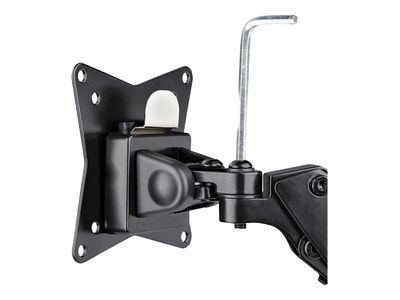 StarTech.com Desk Mount Monitor Arm for Single VESA Display up to 32" or 49" Ultrawide 8kg/17.6lb, Full Motion Articulating & Height Adjustable w/ Cable Management, C-Clamp, Grommet Mount - Single Monitor Arm mounting kit - full-motion adjustable arm - fo_4