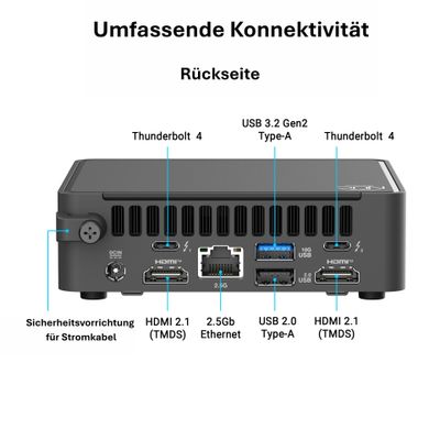 ASUS Barebone NUC 15 Pro Slim Kit RNUC15CRKC700002 - Mini  - Intel Core Ultra 5 225H_2