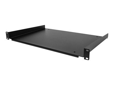 StarTech.com 1HE 19 Zoll Fachboden für netzwerk schrank - Freitragende Rack ablage für Serverschrank/Rack - Frontmontage - Belastbarkeit 25kg - 30cm tiefe Rackablage (SHELF-1U-12-FIXED-S) - Rack - Regal - 1U_thumb
