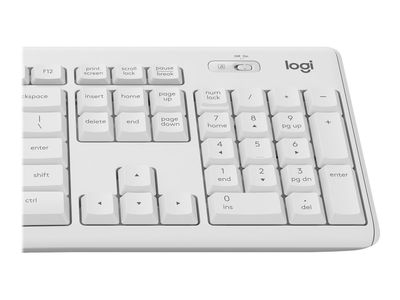 Logitech silent Keyboard and Mouse Set MK295 - QWERTY - White_7