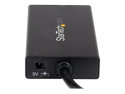 StarTech.com 3 Port USB 3.0 Hub mit Gigabit Ethernet Adapter aus Aluminum - Kompakter USB3 Hub mit GbE - Hub - 3 Anschlüsse_5