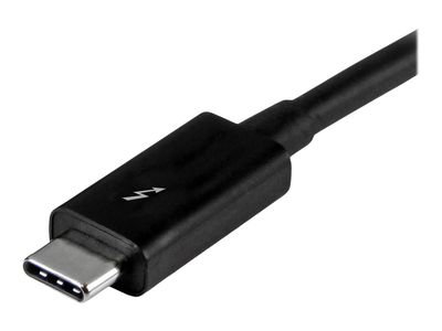 StarTech.com 20Gbps Thunderbolt 3 Cable - 3.3ft/1m - Black - 4k 60Hz - Certified TB3 USB-C to USB-C Charger Cord w/ 100W Power Delivery (TBLT3MM1M) - Thunderbolt cable - 1 m_4