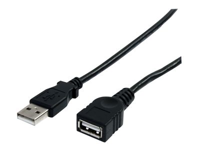 StarTech.com 10 ft Black USB 2.0 Extension Cable A to A - 10ft USB 2.0 Extension Cable - 10ft USB male female Cable (USBEXTAA10BK) - USB extension cable - USB to USB - 3 m_2