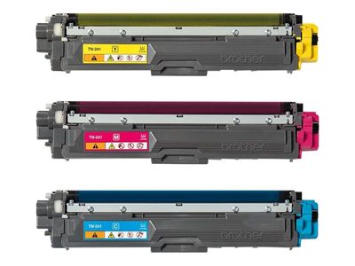 Brother TN241CMY - 3er-Pack - Gelb, Cyan, Magenta - original - Tonerpatrone_2