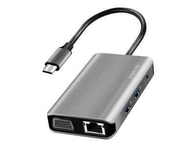 LogiLink - Dockingstation - USB-C 3.2 Gen 1 - VGA, HDMI - GigE_thumb