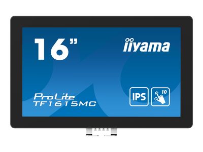iiyama touchscreen monitor ProLite TF1615MC-B1 - 39.5 cm (15.6") - 1920 x 1080 Full HD_thumb
