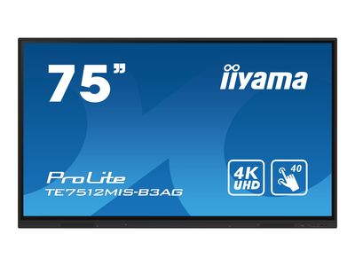 iiyama LED-Display ProLite TE7512MIS-B3AG - 190 cm (75") - 3840 x 2160 4K_thumb