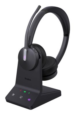 Yealink WH64 Dual Teams Headset Wireless Head-band Office/Call center USB Type-C Bluetooth Black_thumb
