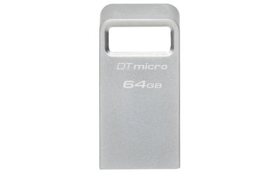 Kingston USB-Stick DataTraveler Micro - USB 3.2 Gen 1 (3.1 Gen 1) - 64 GB - silver_thumb