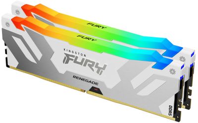 Kingston RAM FURY Renegade RGB weiß - 48 GB (2 x 24 GB Kit) - DDR5 8000 UDIMM CL38_thumb