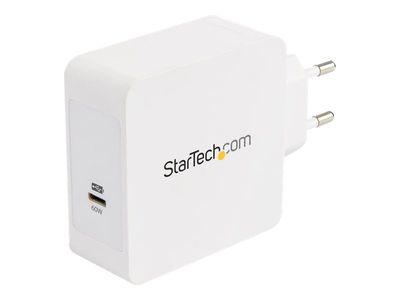 StarTech.com USB C Wall Charger, USB C Laptop Charger 60W PD, 6ft/2m Cable, Universal Compact Type C Power Adapter, Dell XPS/Lenovo X1 Carbon, HP EliteBook, MacBook, USB IF/CE Certified - 60W PD3.0 Wall Charger (WCH1CEU) Netzteil - 24 pin USB-C - 60 Watt_2